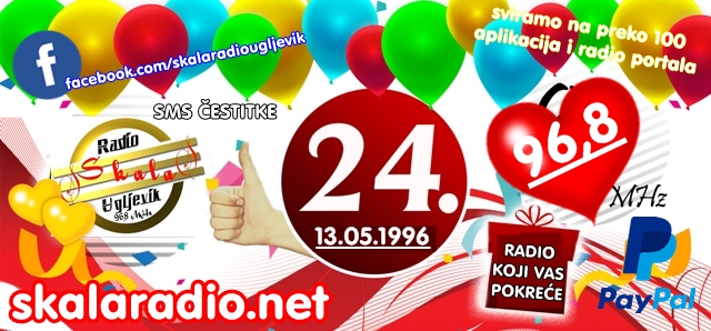 DANAS JE 24. ROĐENDAN SKALA RADIJA