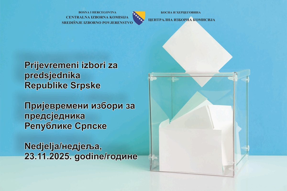 PRIJEVREMENI IZBORI ZA PREDSJEDNIKA REPUBLIKE SRPSKE 2025