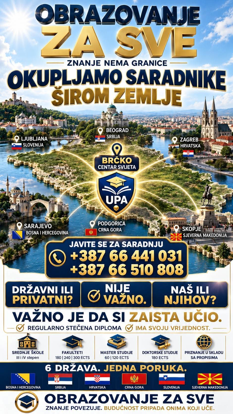 POZIV SVIMA – UNIVERZITET “PRIVREDNA AKADEMIJA” BRČKO GRADI MREŽU SARADNIKA ŠIROM BALKANA